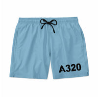 Thumbnail for A320 Flat Text Designed Swim Trunks & Shorts