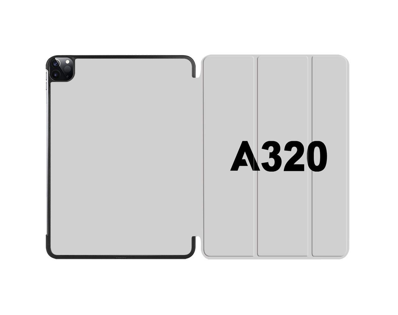 A320 Flat Text Designed iPad Cases