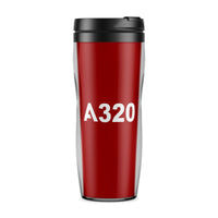 Thumbnail for A320 Flat Text Designed Travel Mugs
