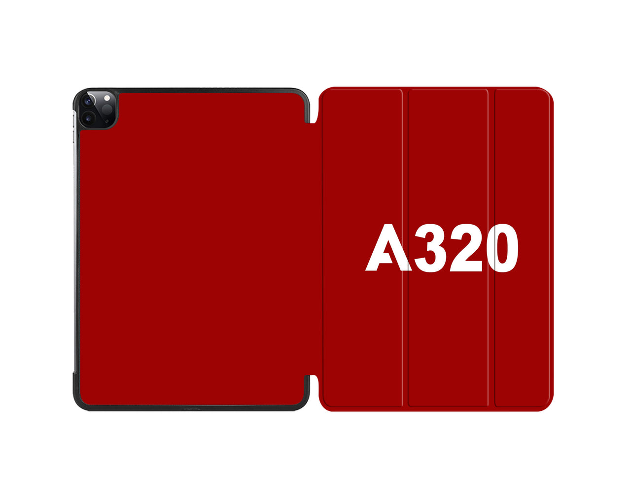 A320 Flat Text Designed iPad Cases