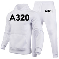 Thumbnail for A320 Flat Text Designed Hoodies & Sweatpants Set
