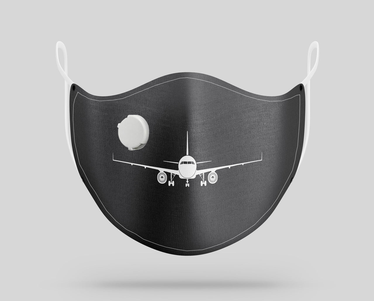 Airbus A320 Silhouette Designed Face Masks