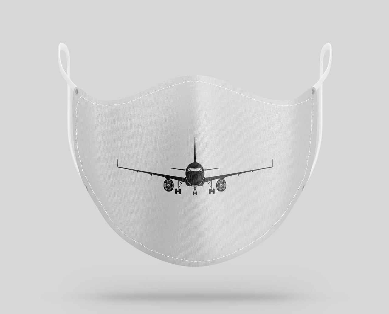 Airbus A320 Silhouette Designed Face Masks
