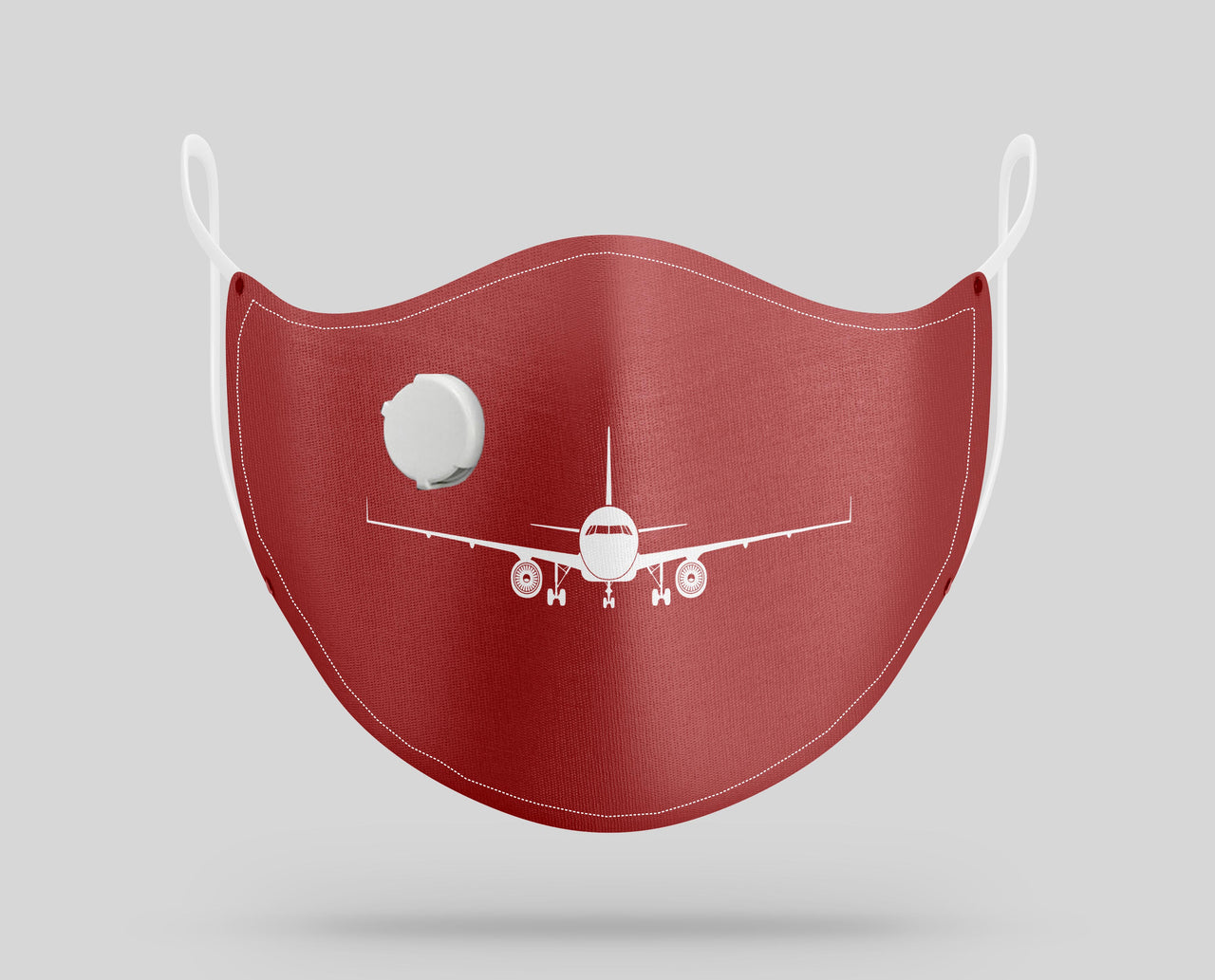 Airbus A320 Silhouette Designed Face Masks