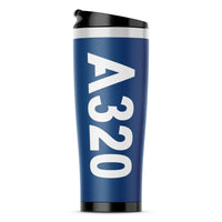 Thumbnail for A320 Text Designed Stainless Steel Travel Mugs