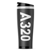 Thumbnail for A320 Text Designed Stainless Steel Travel Mugs