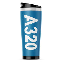 Thumbnail for A320 Text Designed Stainless Steel Travel Mugs