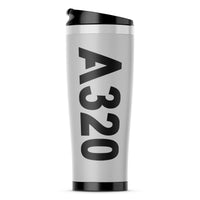 Thumbnail for A320 Text Designed Stainless Steel Travel Mugs
