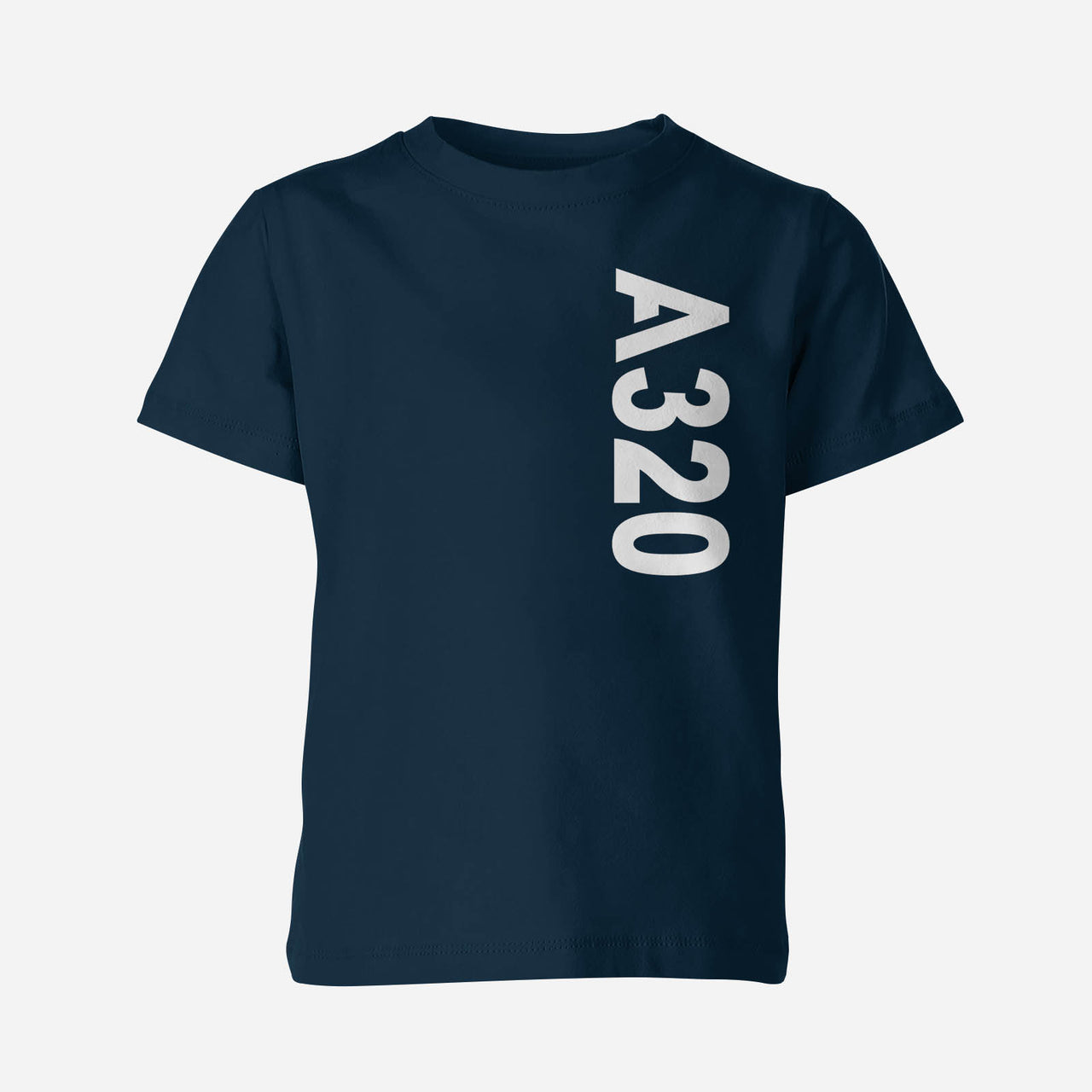 A320 Side Text Designed Children T-Shirts