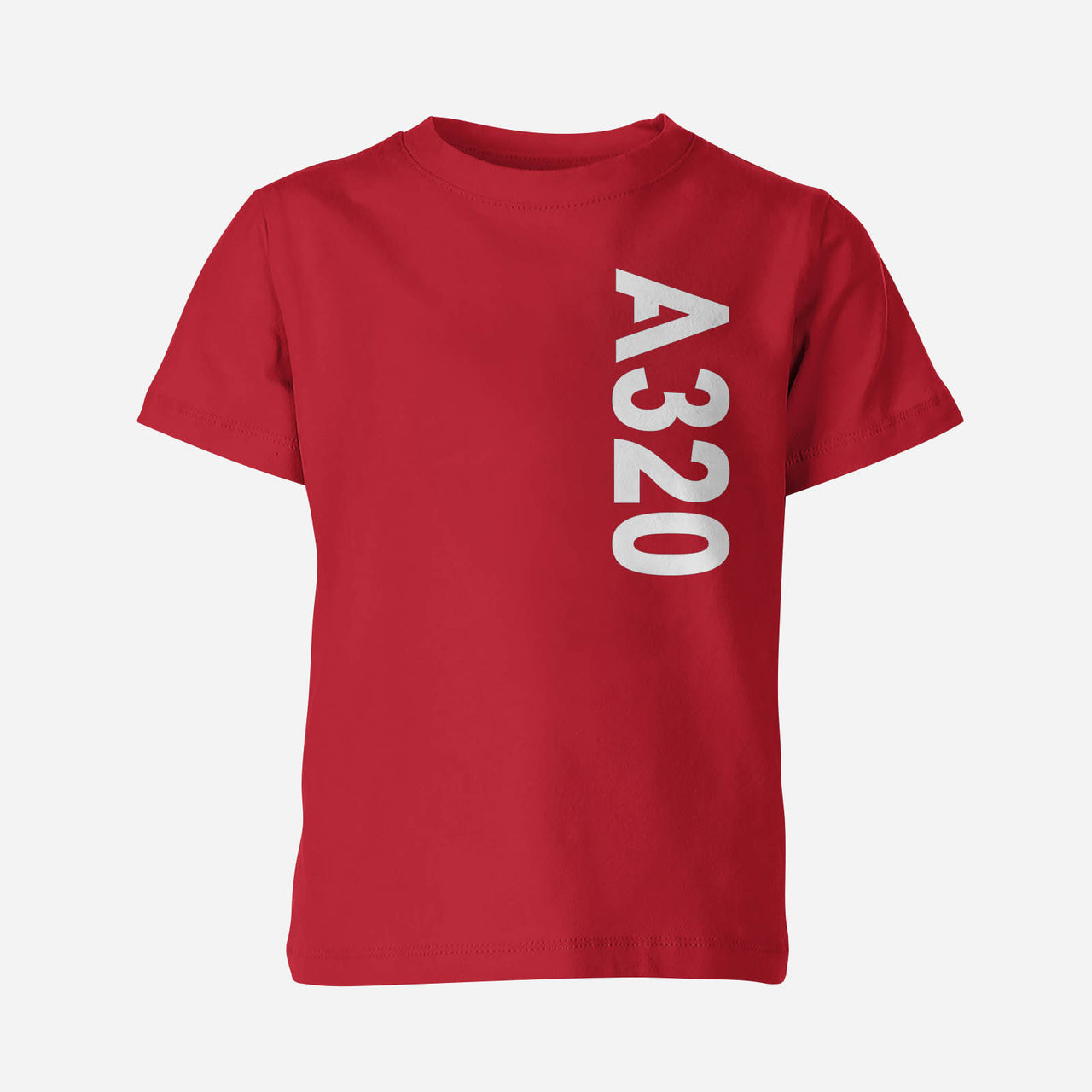 A320 Side Text Designed Children T-Shirts