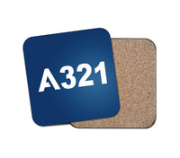 Thumbnail for A321 Flat Text Designed Coasters
