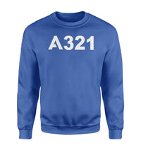 Thumbnail for A321 Flat Text Designed Sweatshirts