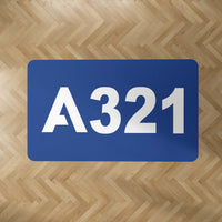 Thumbnail for A321 Flat Text Designed Carpet & Floor Mats