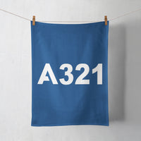 Thumbnail for A321 Flat Text Designed Towels
