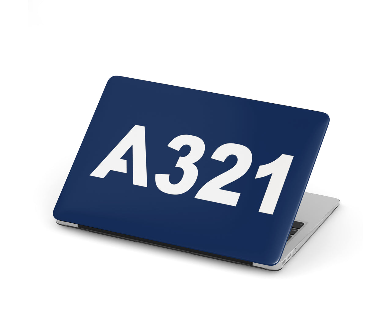 A321 Flat Text Designed Macbook Cases
