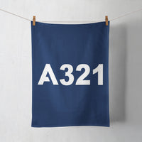 Thumbnail for A321 Flat Text Designed Towels