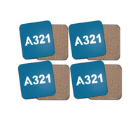 Thumbnail for A321 Flat Text Designed Coasters