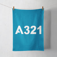 Thumbnail for A321 Flat Text Designed Towels