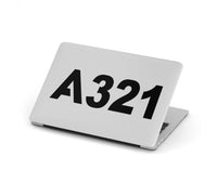 Thumbnail for A321 Flat Text Designed Macbook Cases