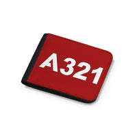 Thumbnail for A321 Flat Text Designed Wallets