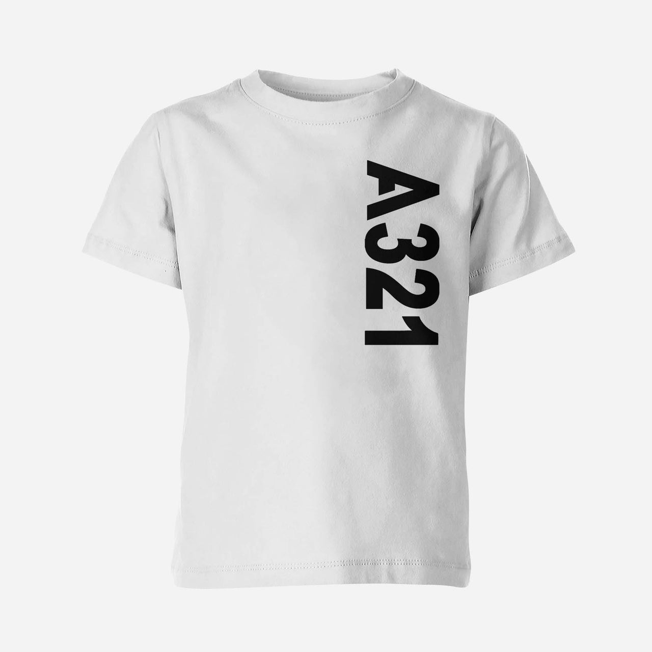 A321 Side Text Designed Children T-Shirts