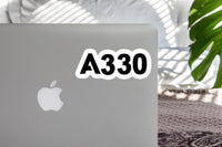 Thumbnail for A330 Flat Text Designed Stickers