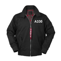 Thumbnail for A330 Flat Text Designed Vintage Style Jackets