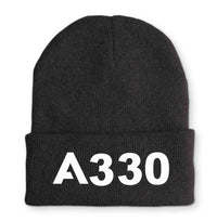 Thumbnail for A330 Flat Text Embroidered Beanies