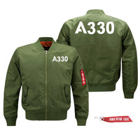 Thumbnail for A330 Flat Text Designed Pilot Jackets (Customizable)
