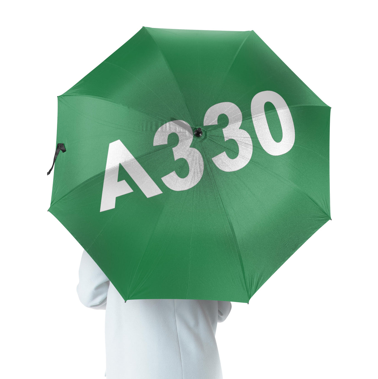 A330 Flat Text Designed Umbrella