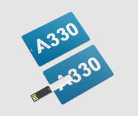 Thumbnail for A330 Flat Text Designed USB Cards