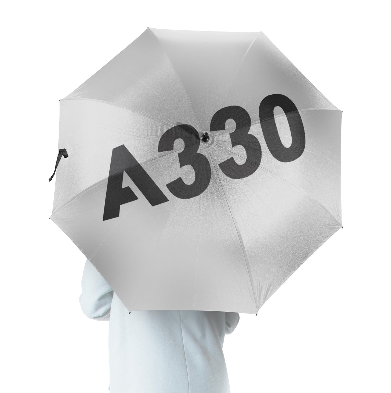 A330 Flat Text Designed Umbrella