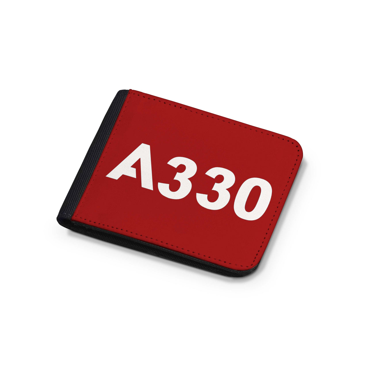 A330 Flat Text Designed Wallets