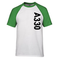 Thumbnail for A330 Side Text Designed Raglan T-Shirts