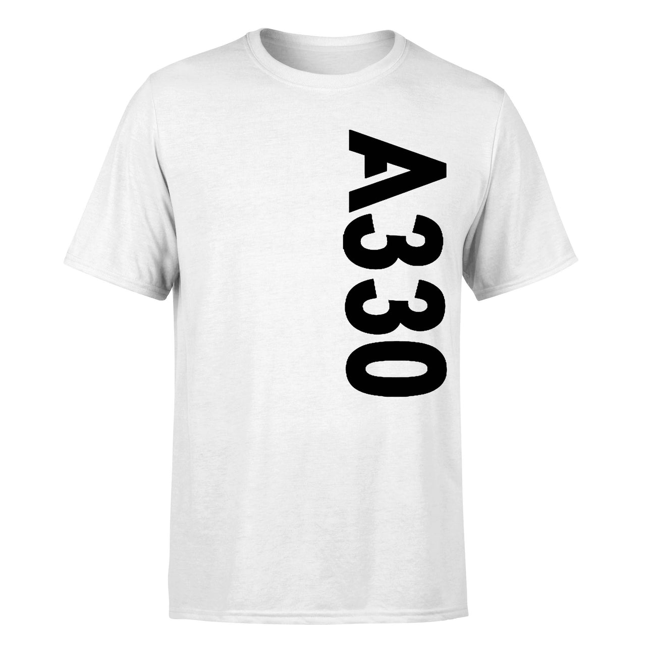 A330 Side Text Designed T-Shirts