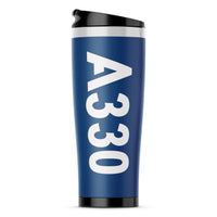 Thumbnail for A330 Text Designed Stainless Steel Travel Mugs