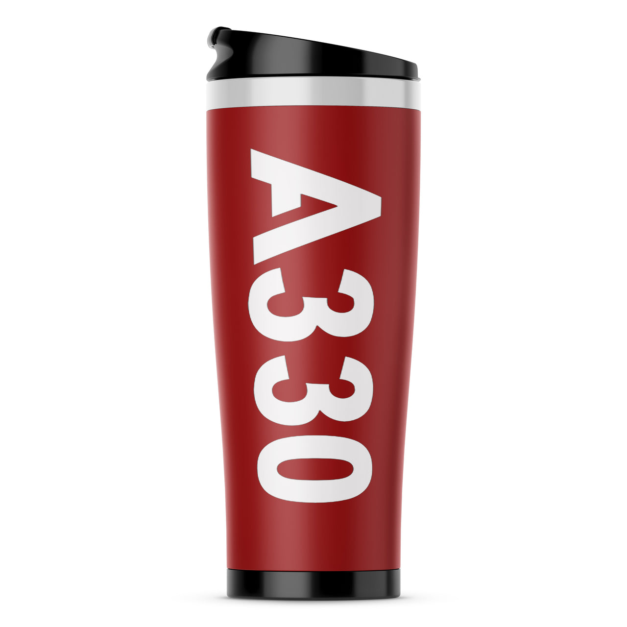 A330 Text Designed Stainless Steel Travel Mugs