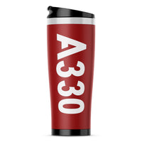 Thumbnail for A330 Text Designed Stainless Steel Travel Mugs