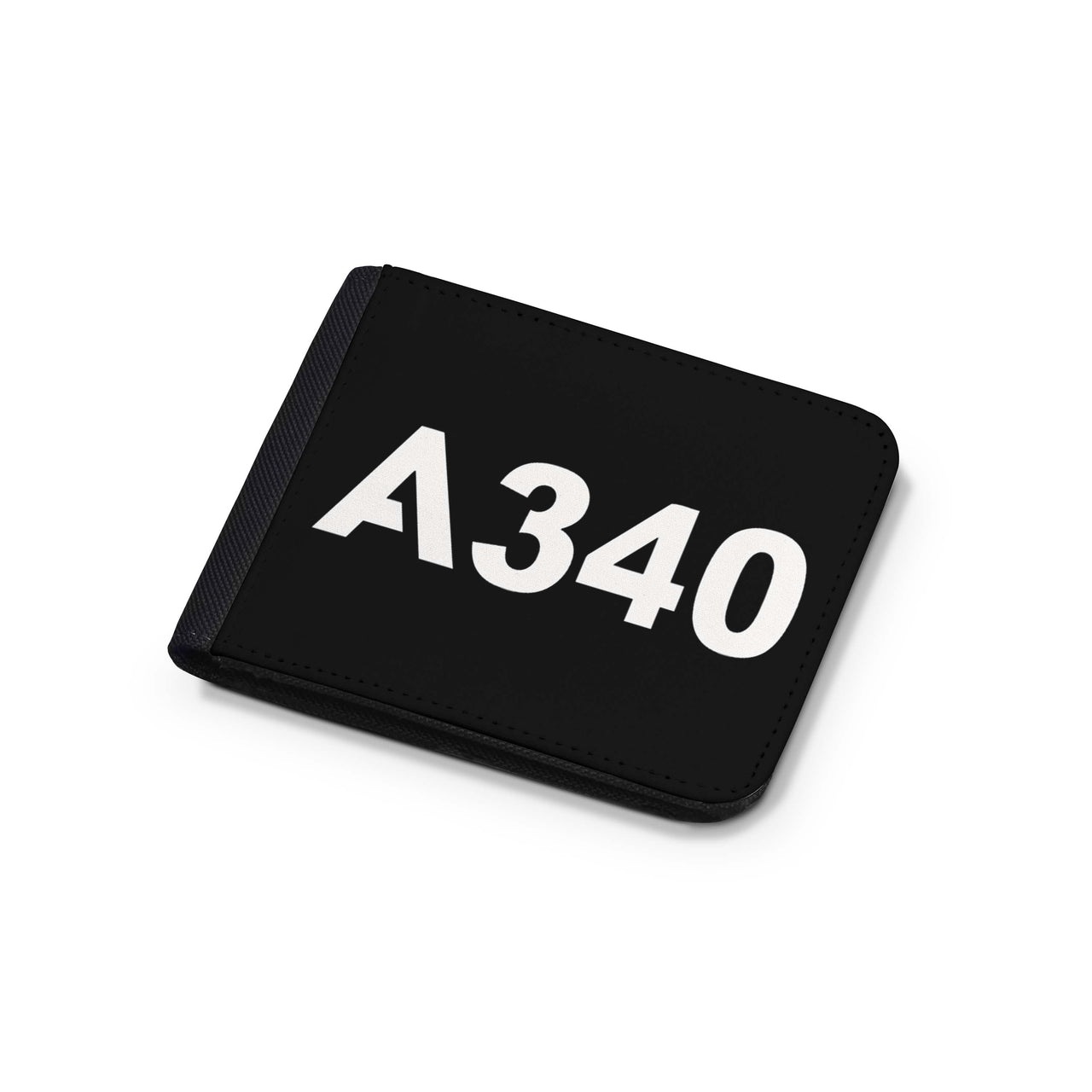 A340 Flat Text Designed Wallets