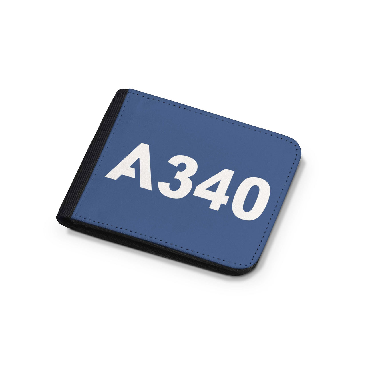 A340 Flat Text Designed Wallets
