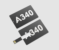 Thumbnail for A340 Flat Text Designed USB Cards