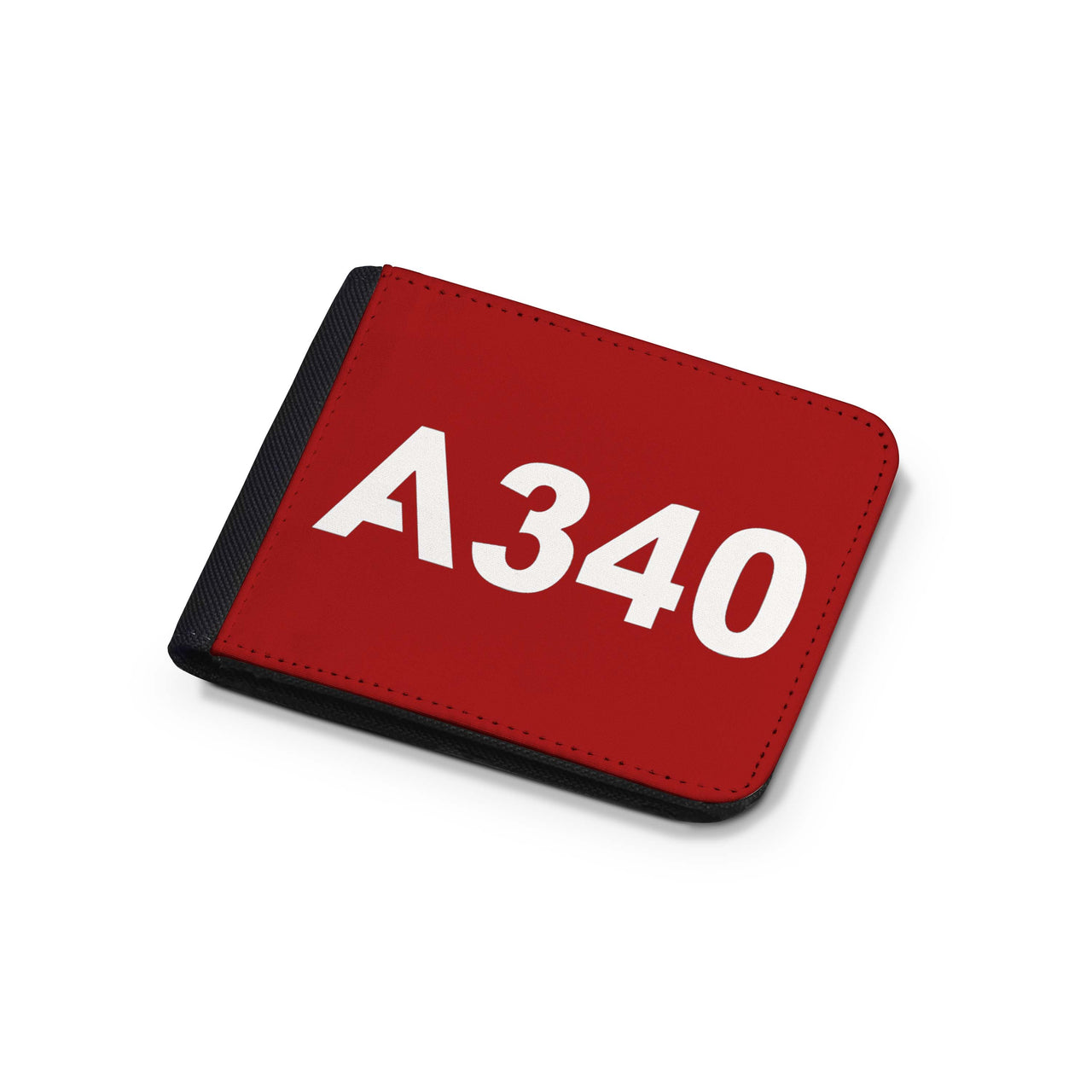 A340 Flat Text Designed Wallets