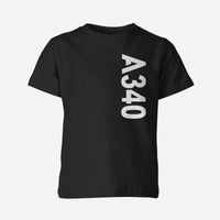 Thumbnail for A340 Side Text Designed Children T-Shirts