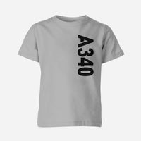 Thumbnail for A340 Side Text Designed Children T-Shirts