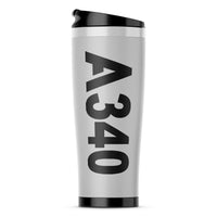 Thumbnail for A340 Text Designed Stainless Steel Travel Mugs