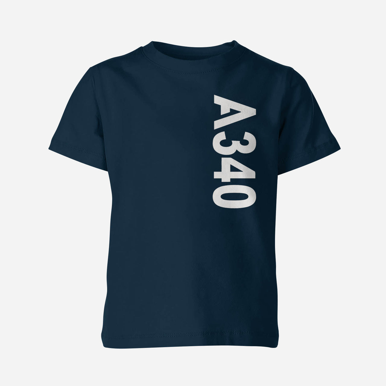 A340 Side Text Designed Children T-Shirts