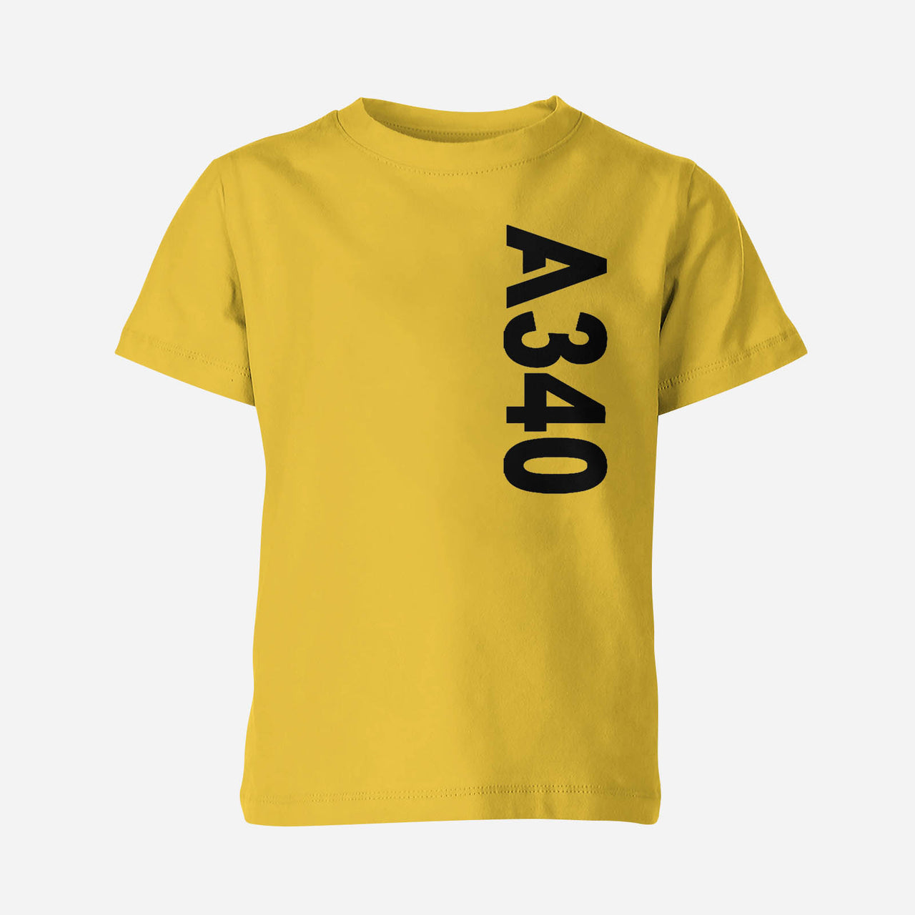 A340 Side Text Designed Children T-Shirts