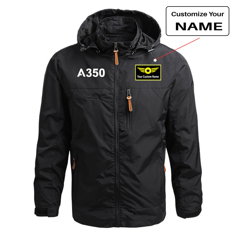 A350 Flat Text Designed Thin Stylish Jackets