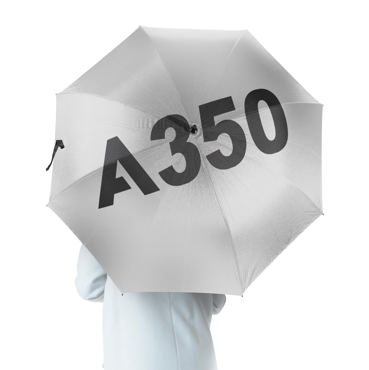 A350 Flat Text Designed Umbrella