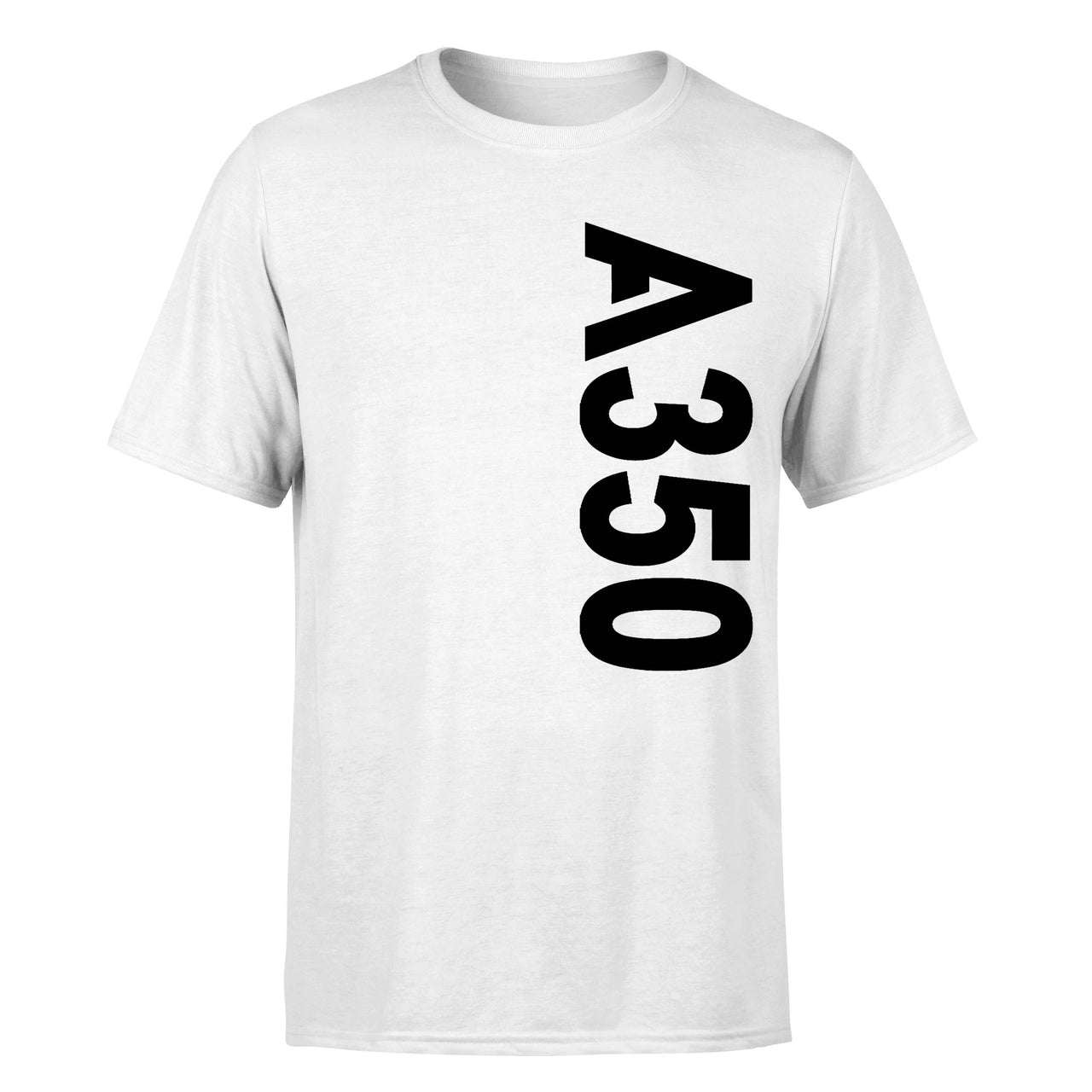 A350 Side Text Designed T-Shirts